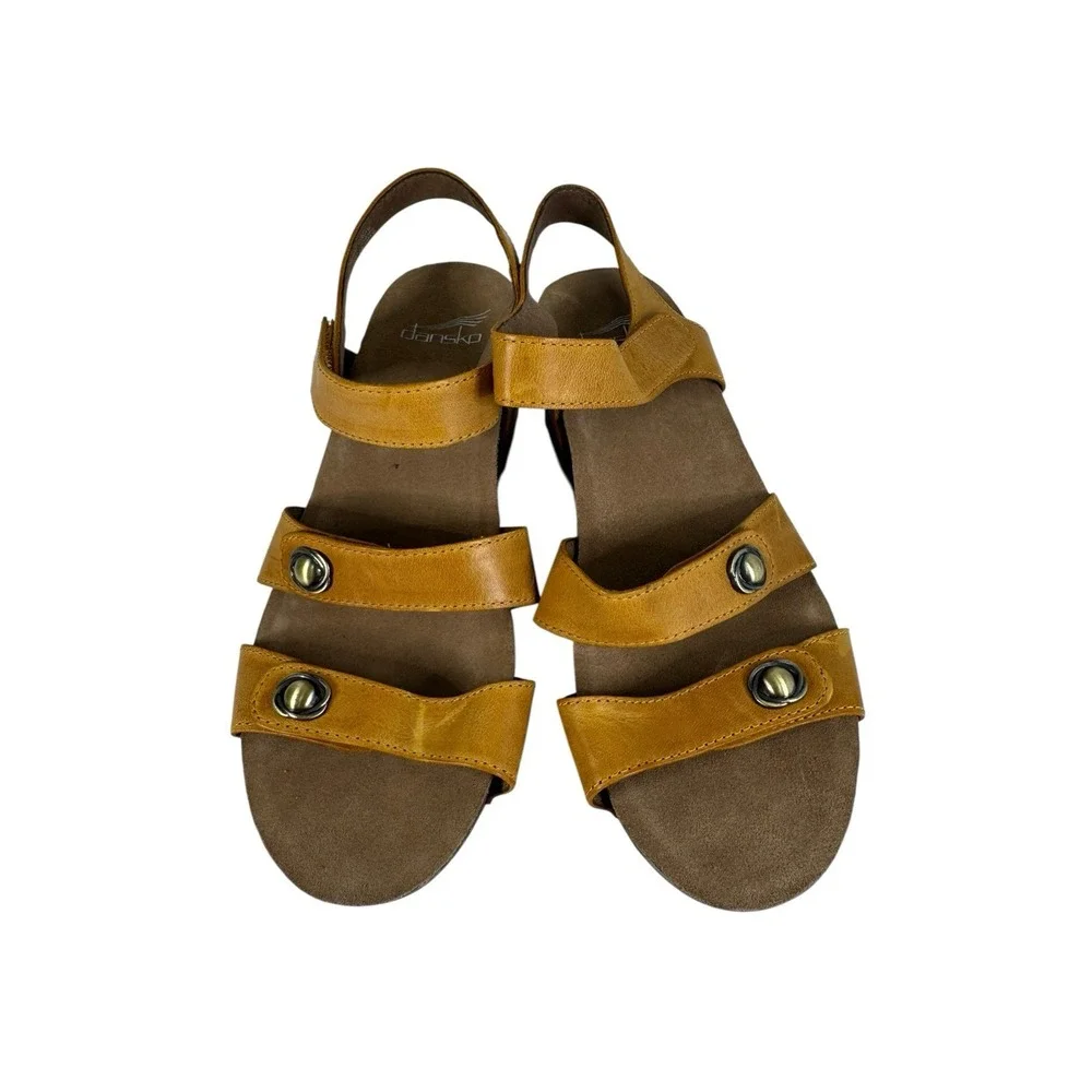 Dansko Savannah Wedge Sandals  Women Size 38 No Box